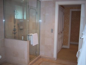 Spacious Marble Shower