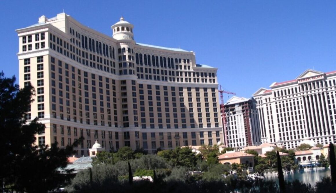 Bellagio Las Vegas - the famous lakeside hotel on the Strip.