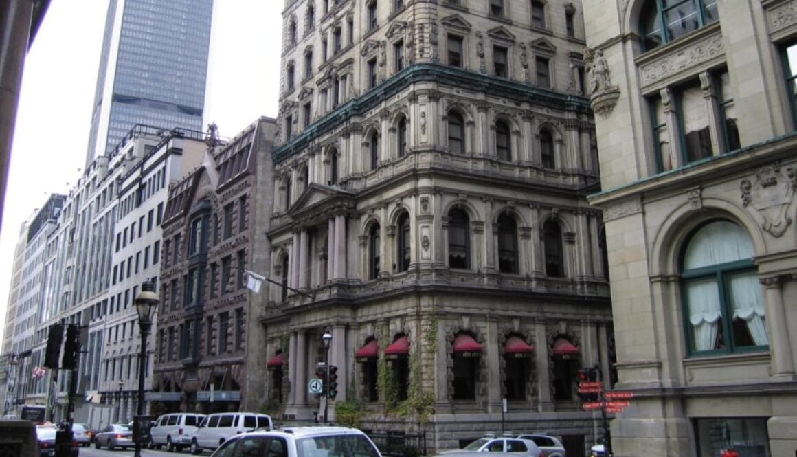 Fairmont Queen Elizabeth Montreal review - a street in the Old Port.