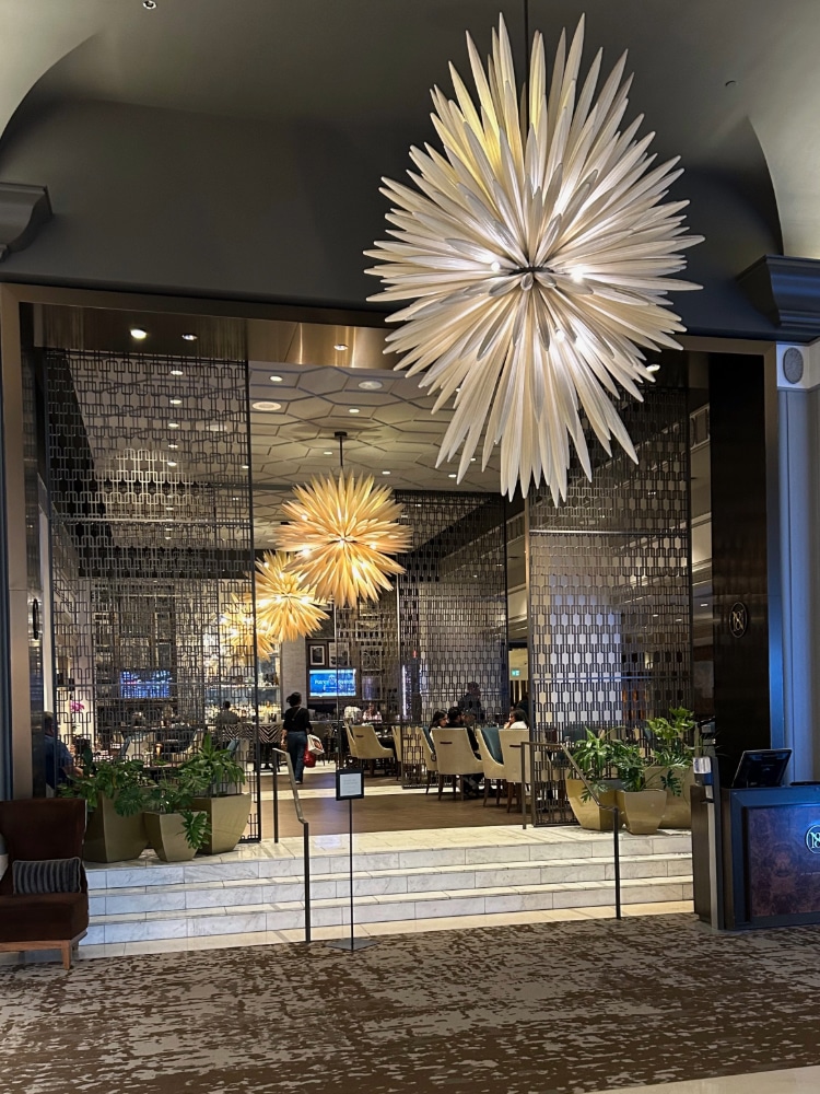 entrance to Notch8 Restaurant at the Fairmont Hotel Vancouver
