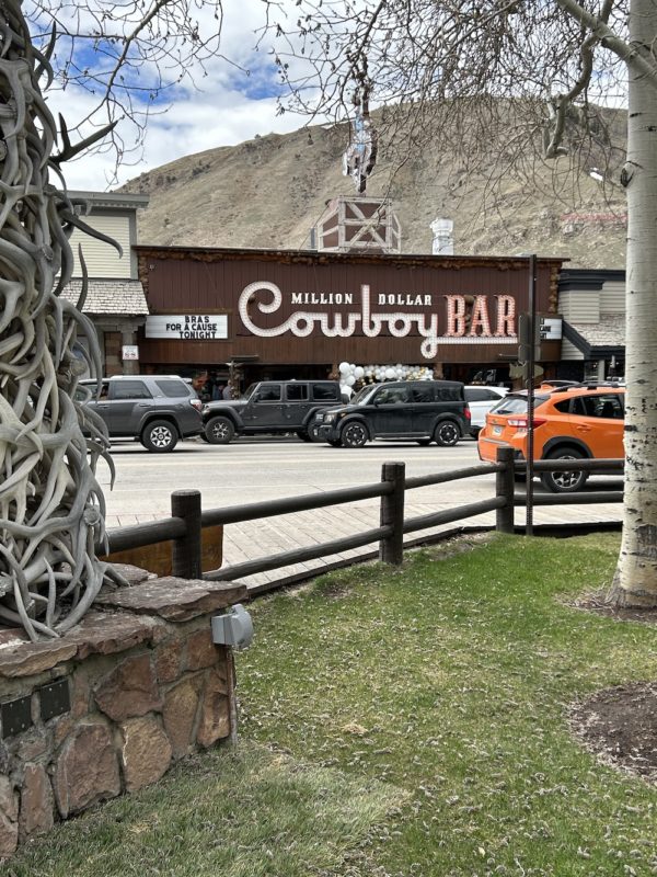 The Famous Million Dollar Cowboy Bar Adjacent to Jackson's Town Square