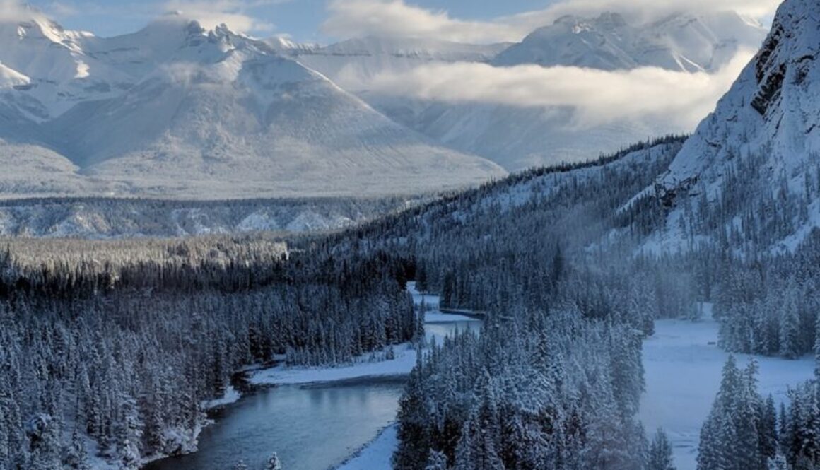 View of the Bow Valley from our suite