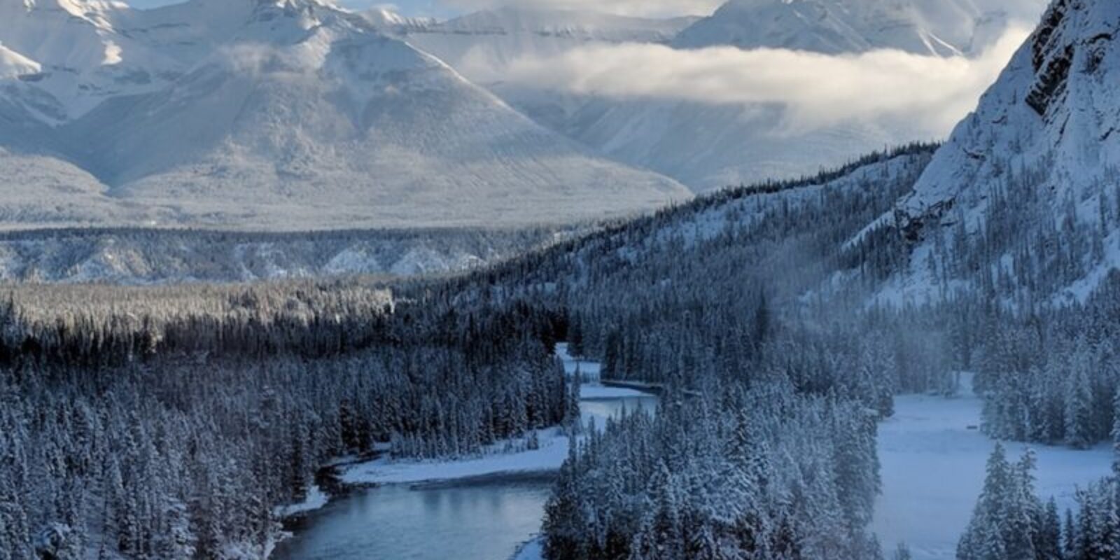 View of the Bow Valley from our suite