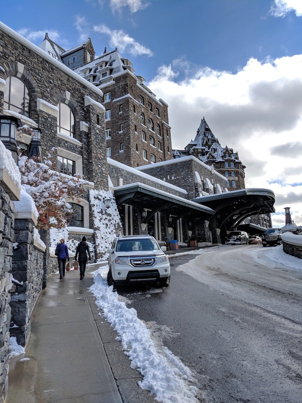 New hotel entrance