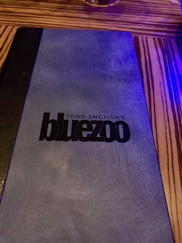 Todd English's Bluezoo Menu