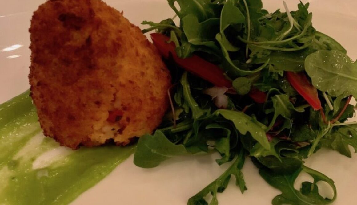 Arancini appetizer