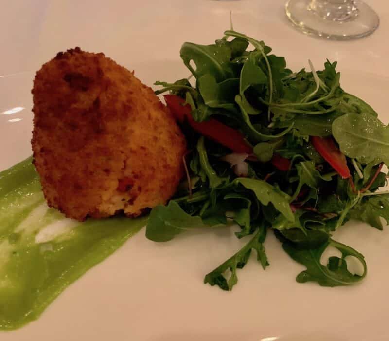 Arancini appetizer