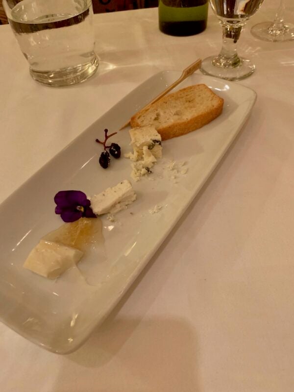 Cheese course