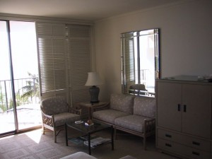 Halekulani Hotel Room - Sitting Area