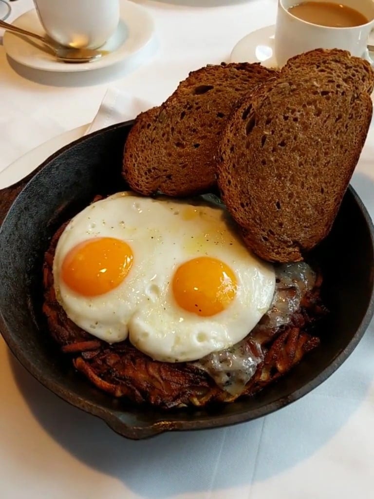 post hotel breakfast skillet
