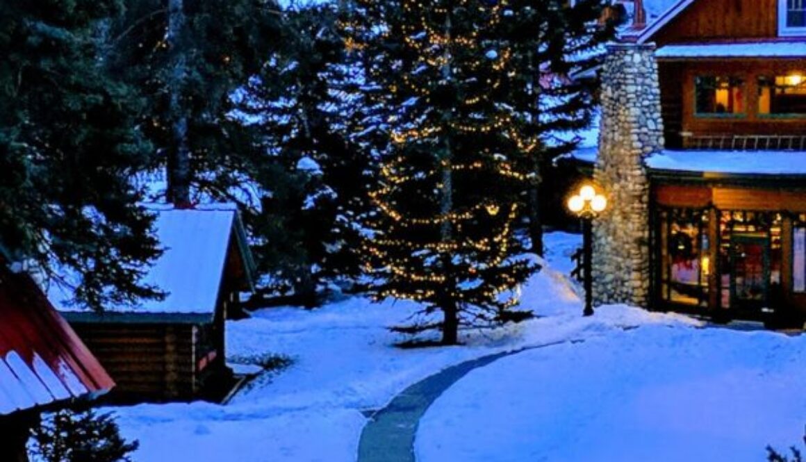 Balcony View - Magical Christmas Lights