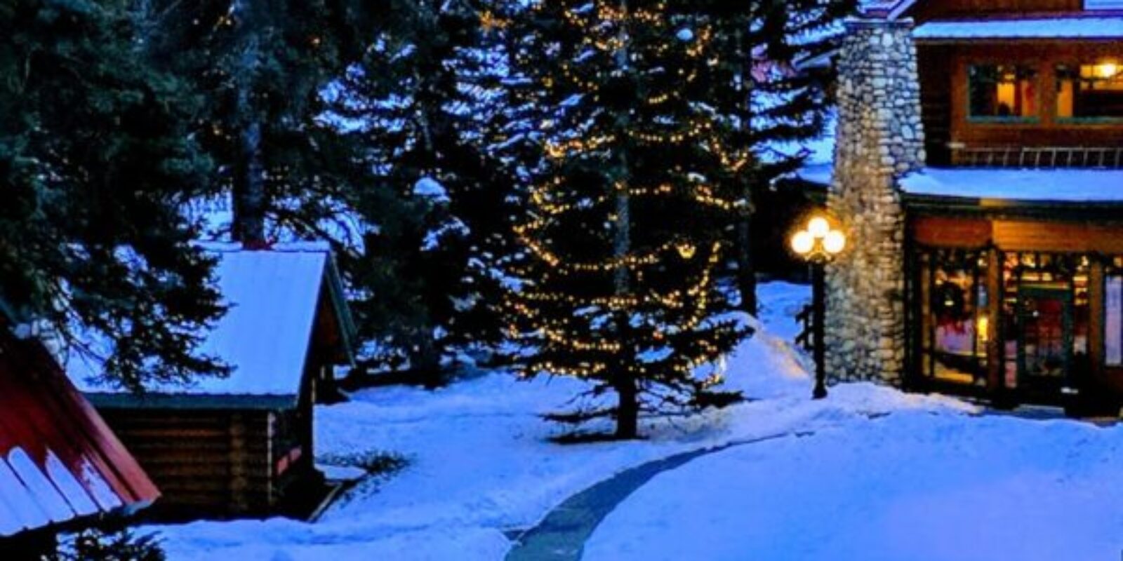 Balcony View - Magical Christmas Lights