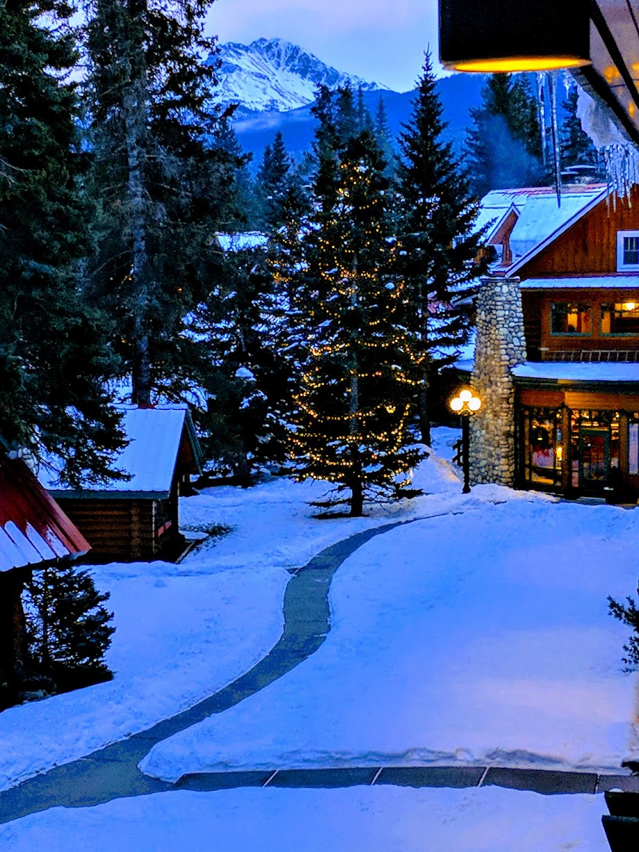 Balcony View - Magical Christmas Lights