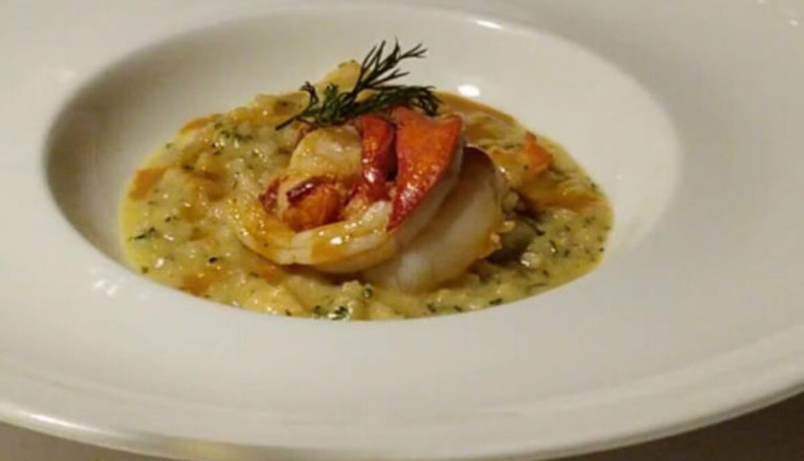 Lobster Risotto at the Post Hotel