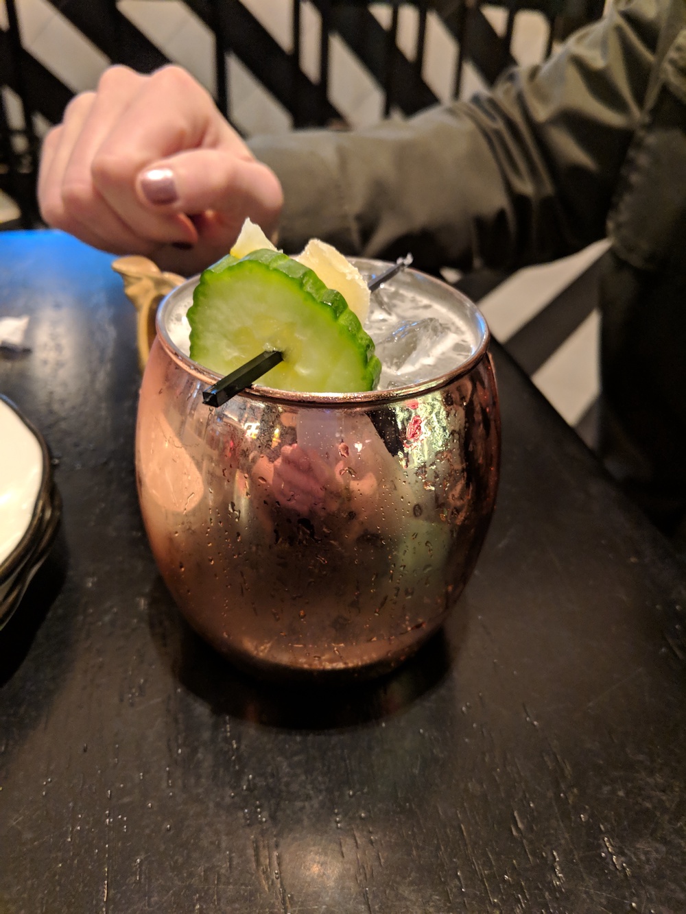 Moscow Mule with Candied Ginger