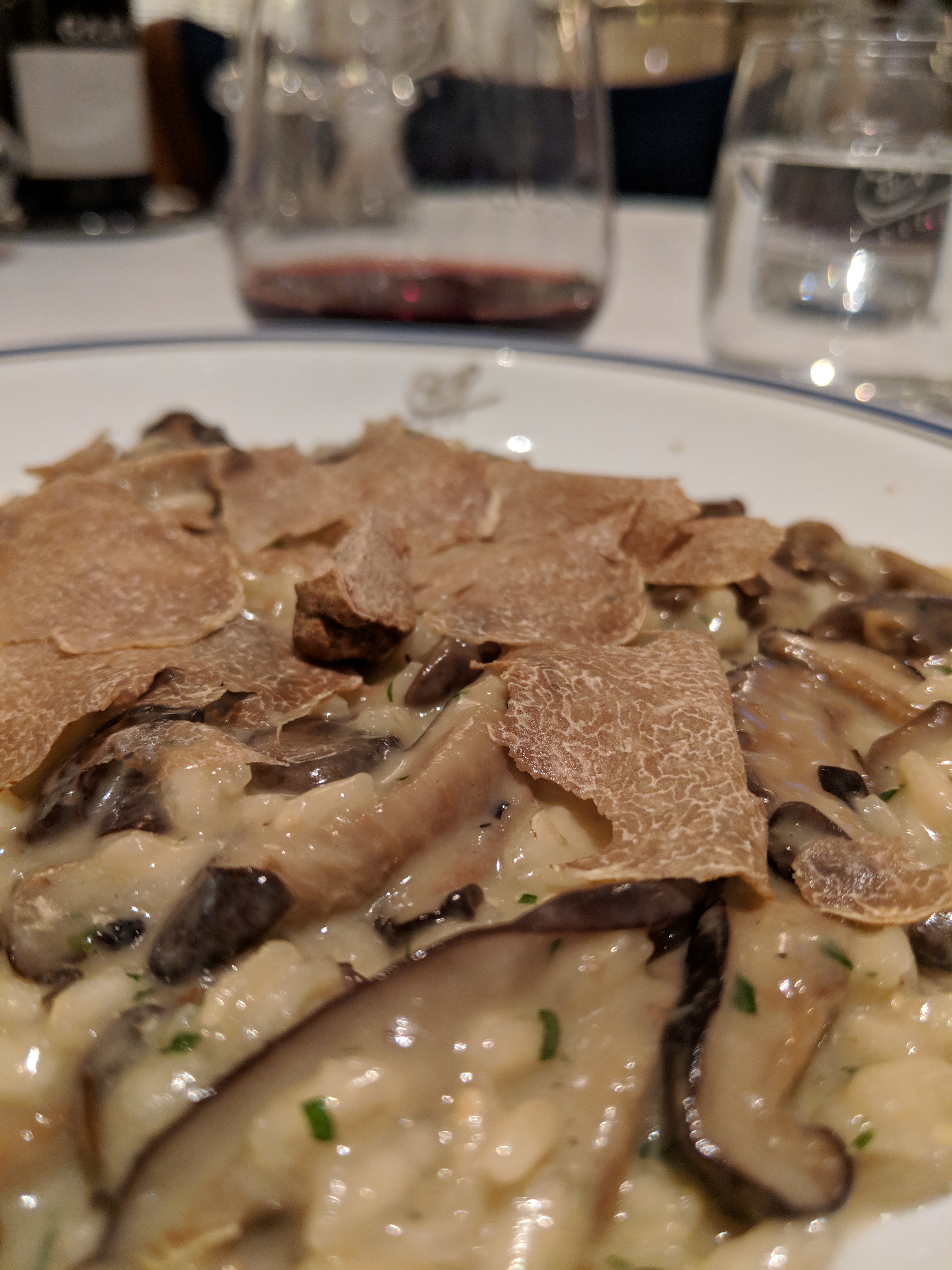 Risotto with white truffles