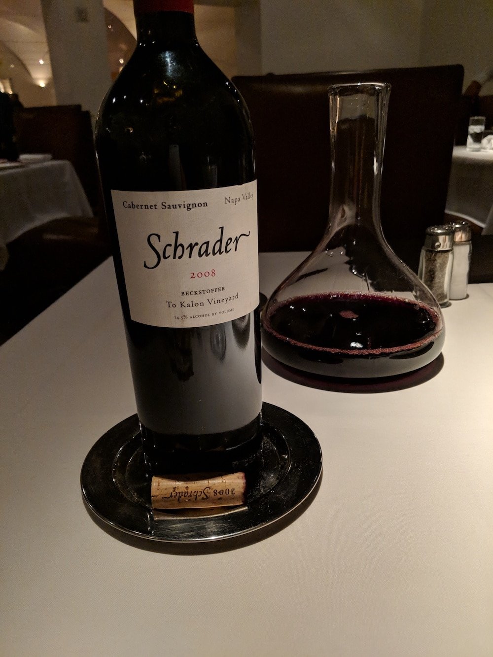 2008 Schrader Cabernet Sauvignon