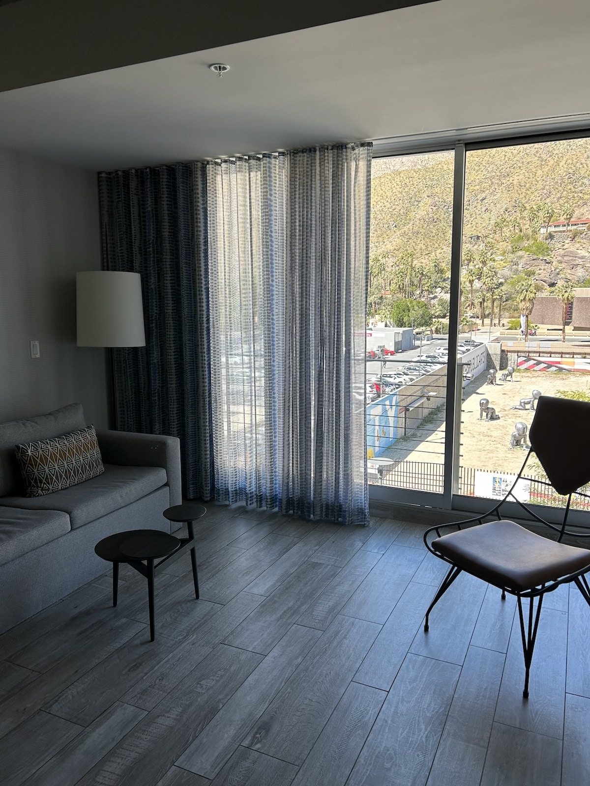 A view from our king room at the Rowan