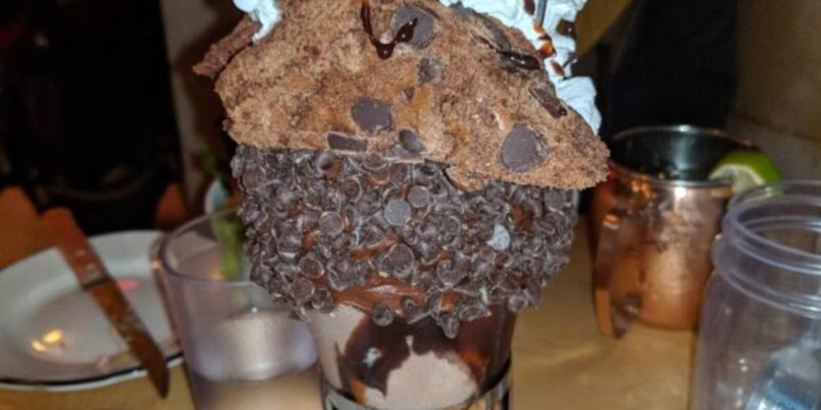 Insane brownie milkshake