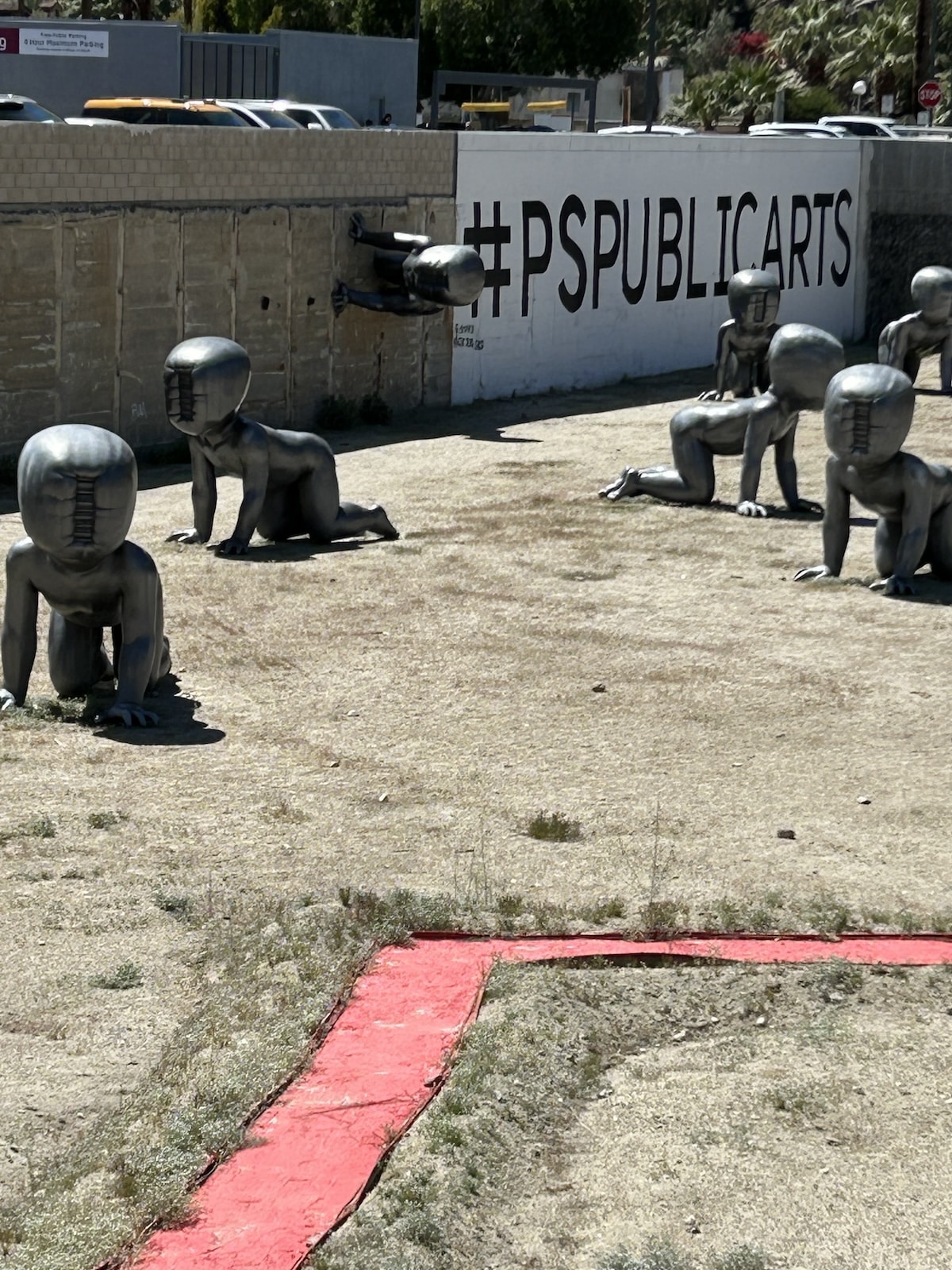 Artist Czerny's "The Babies" a public display in Palm Springs