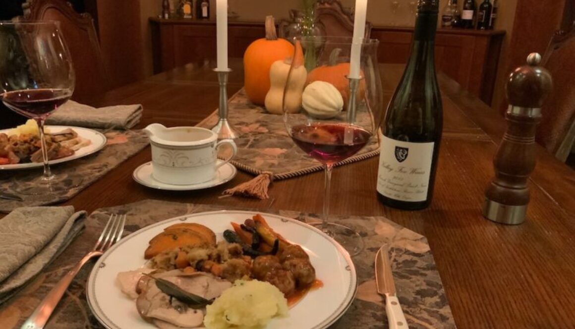 A small but memorable Thanksgiving celebration
