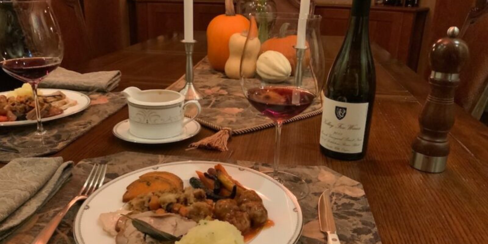 A small but memorable Thanksgiving celebration