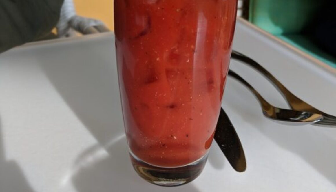 Perfectly spicy Caesar at Terrace Pointe Cafe