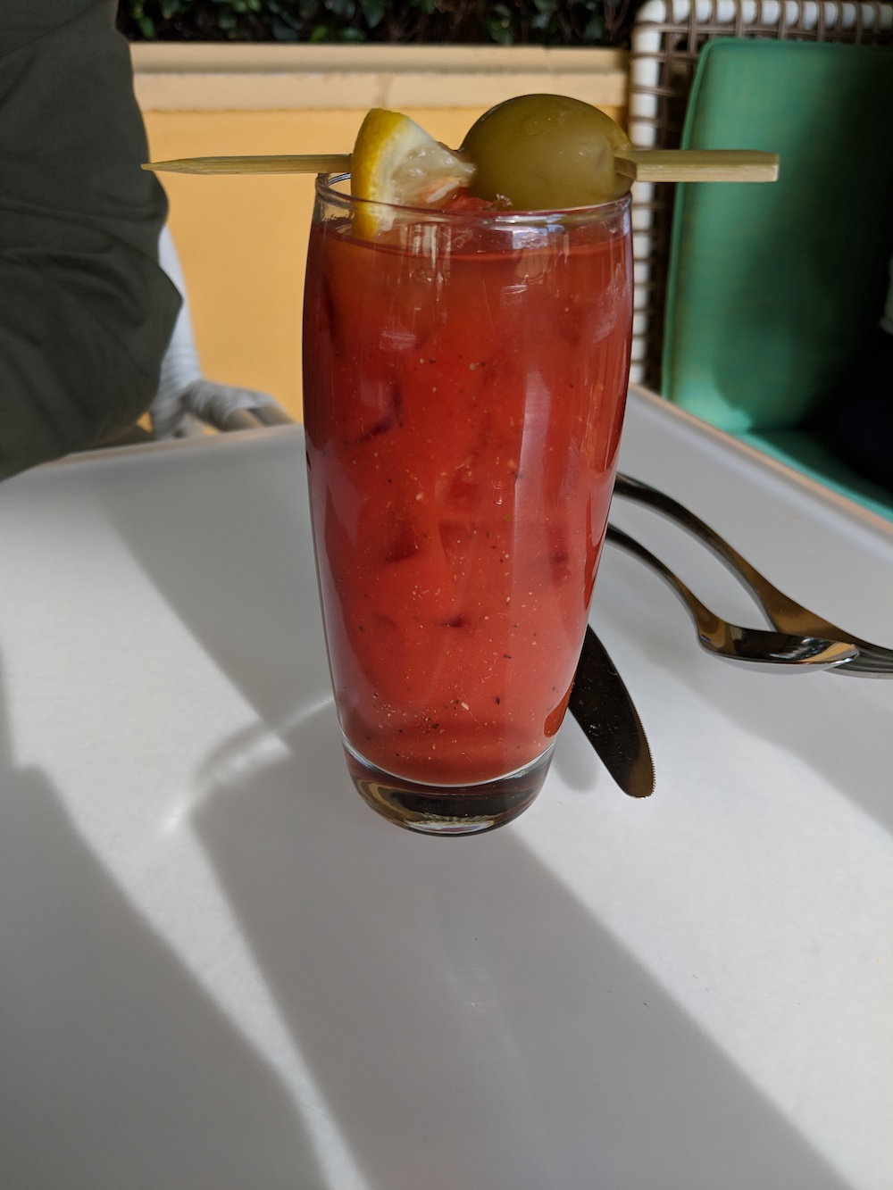 Perfectly spicy Caesar at Terrace Pointe Cafe